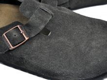 明星同款德国制造Boston经典包头鞋/反毛皮/麂皮材质卡其色