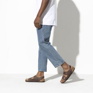 德国制造Birkenstock天然牛皮/光滑真皮休闲凉鞋经典Milano系踝凉鞋