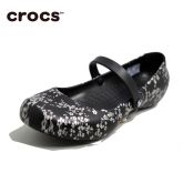 Crocs卡洛驰女士艾利平底防滑工作鞋 医生鞋 护士鞋 11050 可爱小白鞋