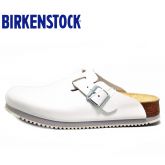德国制造Birkenstock经典光滑牛皮防滑厨师鞋/职业鞋/医生鞋/工作鞋Boston