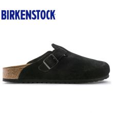 【软底】Birkenstock春夏新款经典包头鞋牛反毛皮Boston柔软鞋床全新色