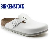 德国制造Birkenstock经典光滑牛皮防滑厨师鞋/职业鞋/医生鞋/工作鞋Boston