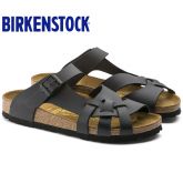 春夏新款德国Birkenstock女士软木时尚交叉带凉拖Pisa软木拖鞋