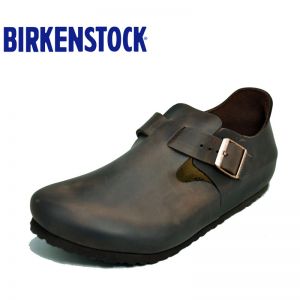 德国Birkenstock天然牛皮经典复古风格休闲鞋/船鞋London畅销流行款休闲鞋