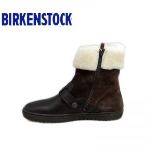 Birkenstock Stirling 秋冬新品羊绒内里牛皮女士秋冬踝靴休闲鞋