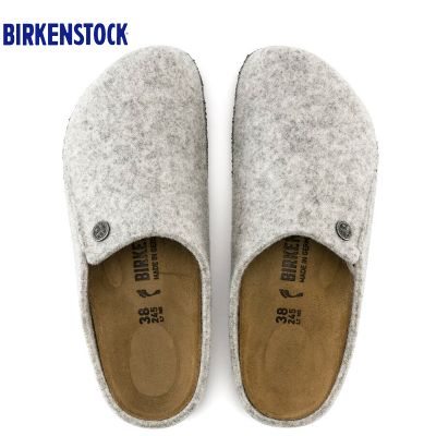 Birkenstock 秋冬新品男女同款室内居家羊毛包头鞋Zermatt