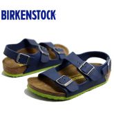春夏新款德国Birkenstock儿童软木舒适健康凉鞋Milano沙漠系列撞色款软木拖鞋