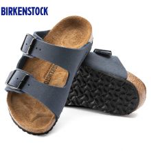 Birkenstock德国制造儿童软木健康舒适两扣凉拖鞋Arizona亲子凉拖鞋软木拖鞋