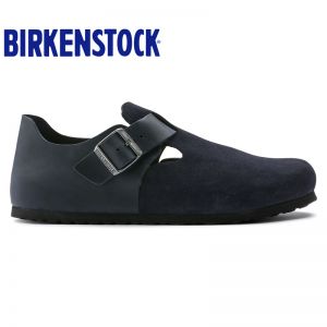 德国Birkenstock天然牛皮经典复古风格休闲鞋/船鞋London畅销流行款休闲鞋