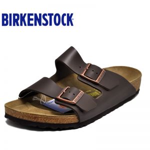 德国Birkenstock经典软木拖鞋Arizona光滑牛皮经典流行色软木拖鞋
