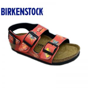 Birkenstock Milano儿童健康凉鞋 赛车总动员图案软木拖鞋