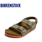 春夏新款德国Birkenstock儿童软木舒适健康凉鞋Milano沙漠系列撞色款软木拖鞋