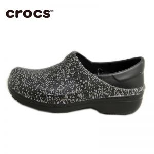 Crocs娜莉雅工作克骆格II代女士图案花纹专业防滑工作鞋/厨师鞋/医生鞋/护士鞋/职业鞋 Neria Pro Clog 205385