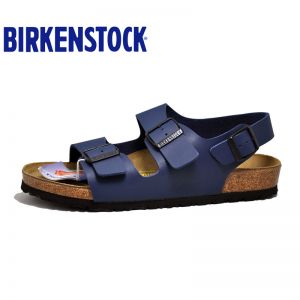 明星同款经典德国Birkenstock休闲凉鞋/开车凉鞋Milano系踝凉鞋