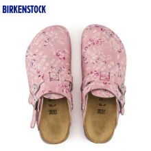 Bikenstock女士两穿个性花纹两穿防滑鞋底包头鞋医生鞋工作鞋职业鞋Kay