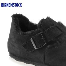 Birkenstock 秋冬男女低帮毛毛鞋软木休闲鞋反毛皮London系列休闲鞋