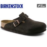 【软底】Birkenstock春夏新款经典包头鞋牛反毛皮Boston柔软鞋床全新色