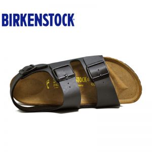 明星同款经典德国Birkenstock休闲凉鞋/开车凉鞋Milano系踝凉鞋