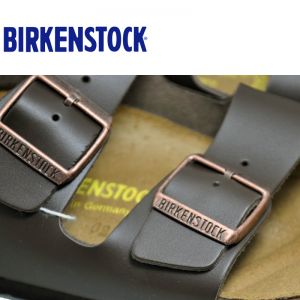 德国制造Birkenstock天然牛皮/光滑真皮休闲凉鞋经典Milano系踝凉鞋