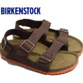 春夏新款德国Birkenstock儿童软木舒适健康凉鞋Milano沙漠系列撞色款软木拖鞋