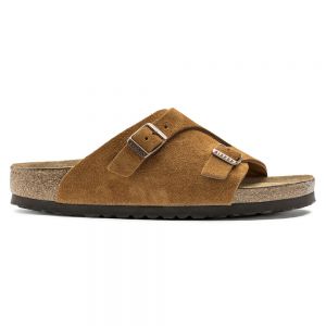 【软底】Birkenstock Zuerich苏黎世经典牛反绒皮凉拖柔软鞋床软木拖鞋