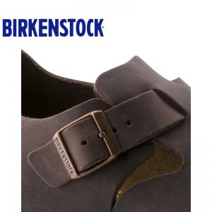 德国Birkenstock天然牛皮经典复古风格休闲鞋/船鞋London畅销流行款休闲鞋