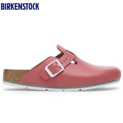 德国制造Birkenstock经典光滑牛皮防滑厨师鞋/职业鞋/医生鞋/工作鞋Boston