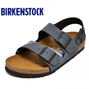 明星同款经典德国Birkenstock休闲凉鞋/开车凉鞋Milano系踝凉鞋