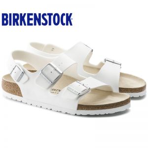 明星同款经典德国Birkenstock休闲凉鞋/开车凉鞋Milano系踝凉鞋