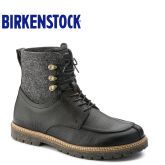 Birkenstock Timmins 男士秋冬中帮毛毡相拼皮鞋休闲鞋