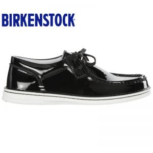 德国Birkenstock手工缝制牛皮休闲鞋Pasadena漆皮新款休闲鞋