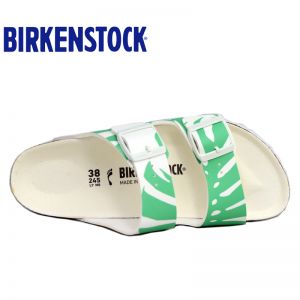 BIRKENSTOCK 平底凉拖男女款时尚龟背竹图案软木拖鞋Arizona软木拖鞋