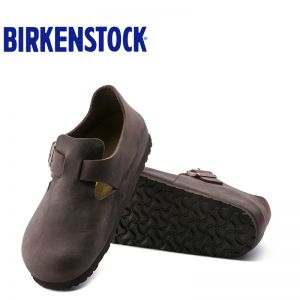 德国Birkenstock天然牛皮经典复古风格休闲鞋/船鞋London畅销流行款休闲鞋