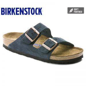 【软底】春夏全新款Birkenstock经典两扣凉拖Arizona牛反绒皮柔软鞋床软木拖鞋