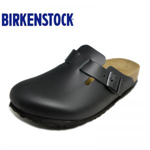 经典热销明星同款德国制造Birkenstock经典Boston光滑牛皮包头鞋流行色