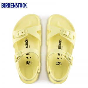 德国制造Birkenstock儿童亲子沙滩防水凉鞋Rio EVA荧光色沙滩凉鞋