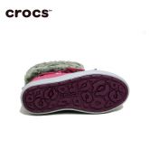 Crocs卡骆驰女鞋 时尚保暖秋冬休闲厚底系带洛基雪地短靴|203423