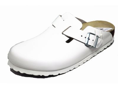 经典热销明星同款德国制造Birkenstock经典Boston光滑牛皮包头鞋流行色