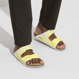 BIRKENSTOCK 平底凉拖男女款时尚龟背竹图案软木拖鞋Arizona软木拖鞋