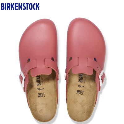 德国制造Birkenstock经典光滑牛皮防滑厨师鞋/职业鞋/医生鞋/工作鞋Boston