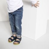 春夏新款德国Birkenstock儿童软木舒适健康凉鞋Milano沙漠系列撞色款软木拖鞋