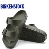 德国Birkenstock休闲舒适男女同款轻质双排扣防水凉拖鞋Arizona EVA沙滩凉鞋