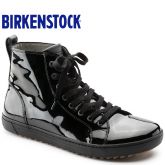 德国制造Birkenstock时尚高帮休闲鞋/板鞋Bartlett漆皮款休闲鞋