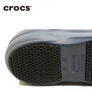 Crocs卡骆驰中性防滑厨师鞋 医生鞋 职业鞋 护士鞋 手术鞋 毕斯拓Bistro黑色/白色/蓝色10075