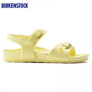 德国制造Birkenstock儿童亲子沙滩防水凉鞋Rio EVA荧光色沙滩凉鞋