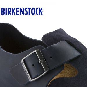 德国Birkenstock天然牛皮经典复古风格休闲鞋/船鞋London畅销流行款休闲鞋