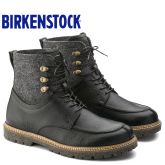 Birkenstock Timmins 男士秋冬中帮毛毡相拼皮鞋休闲鞋