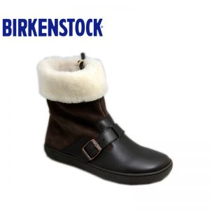 Birkenstock Stirling 秋冬新品羊绒内里牛皮女士秋冬踝靴休闲鞋