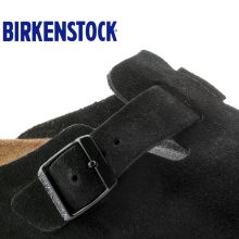 【软底】Birkenstock春夏新款经典包头鞋牛反毛皮Boston柔软鞋床全新色