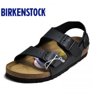 明星同款经典德国Birkenstock休闲凉鞋/开车凉鞋Milano系踝凉鞋